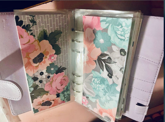 Blue Foral set of 6